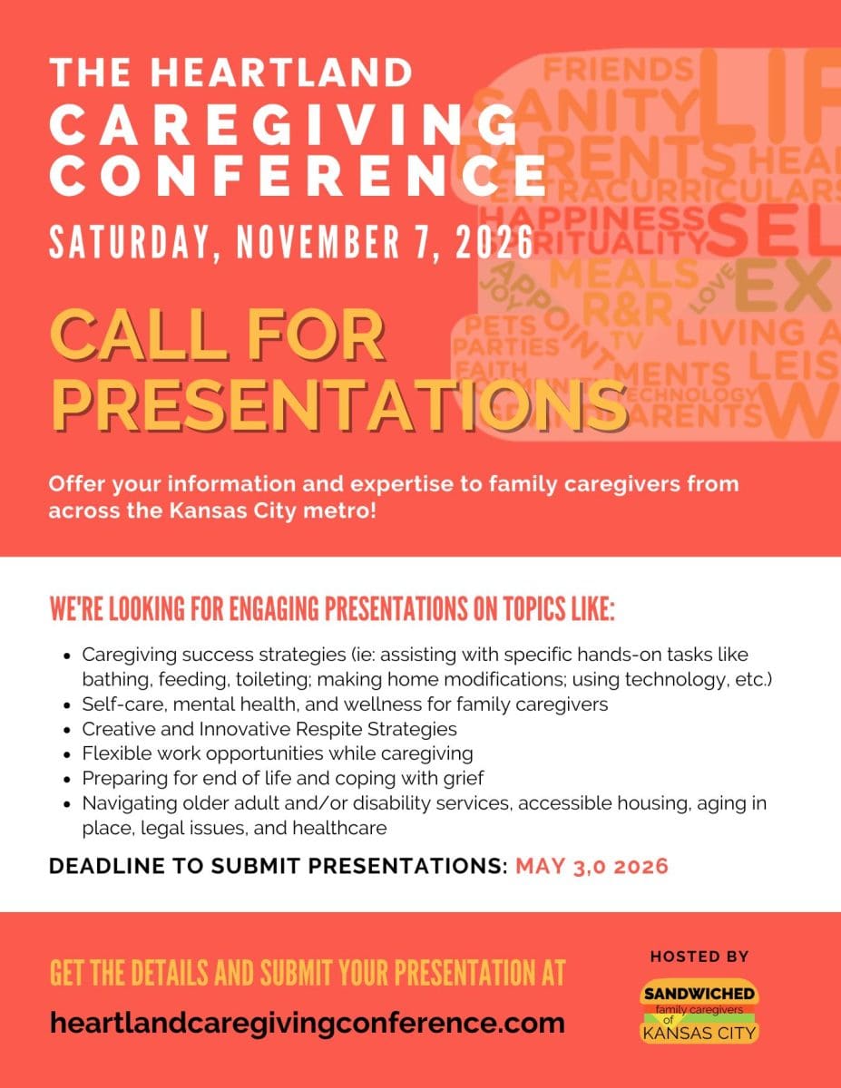 2026 Heartland Caregiving Conference Call for Presentations FLYER