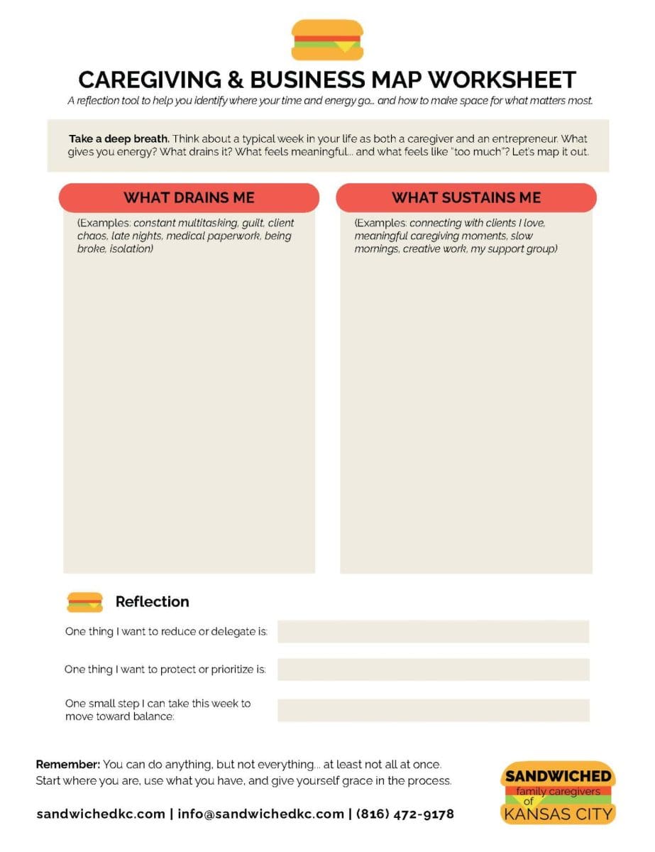 GEWKC handouts_Page_1 Caregiving & Business Map Worksheet