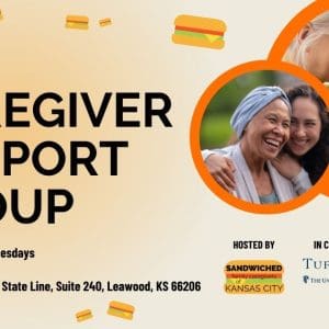 In-Person Caregiver Support Group Second and Fourth Tuesdays 6:00pm at Turning Point Leawood