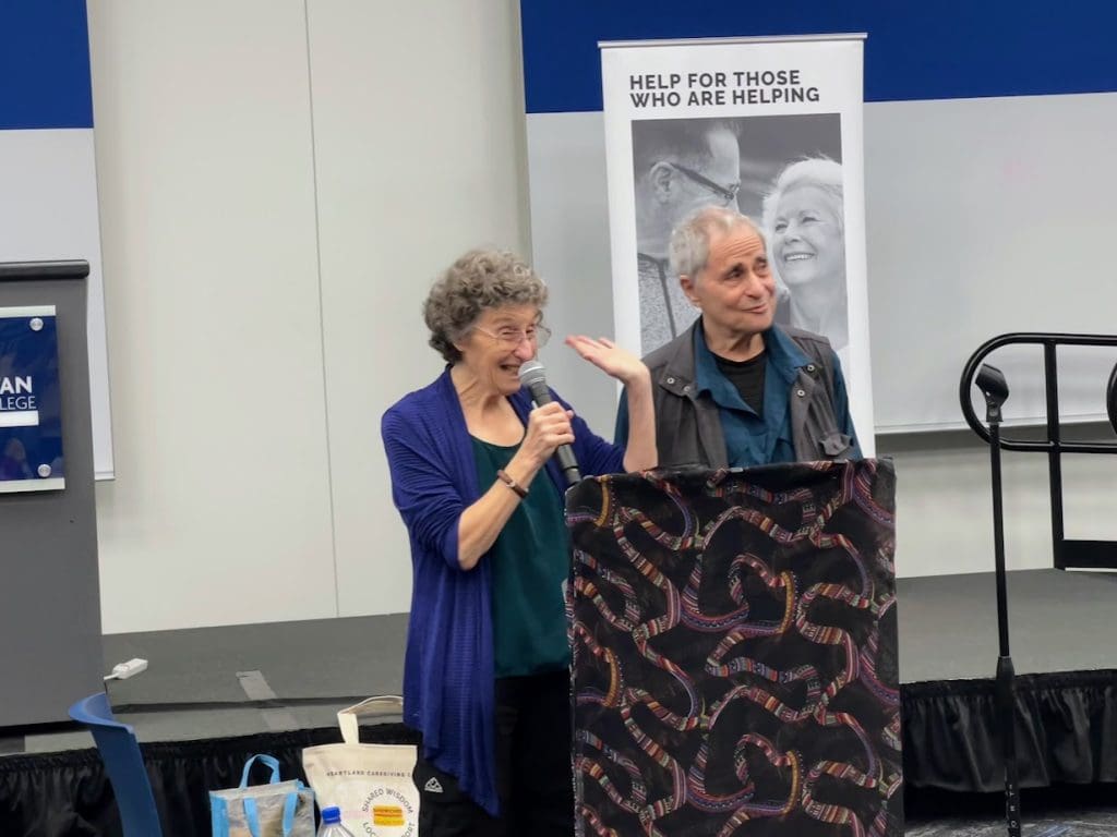 Deborah Shouse and Ron Zoglin at the Heartland Caregiving Conference